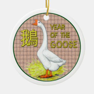 Year of the Goose Ceramic Tree Decoration