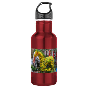 Year of the Horse 春節馬 ... Chinese Flower T 532 Ml Water Bottle