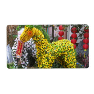 Year of the Horse   春節馬 ... Chinese Flower Topiary
