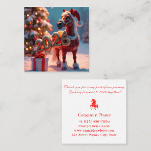 Year of the Horse 2026 Business Card