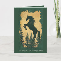 Year of the Horse 2026 Card