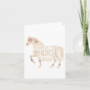 Year Of The Horse 2026 Chinese Lunar New Years _1  Card