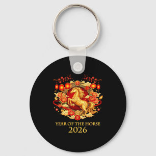 Year Of The Horse 2026 Chinese New Year Horse Lant Key Ring