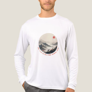 Year of the Horse 2026 Chinese New Year Mountain Tri-Blend Shirt