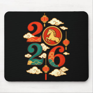 Year Of The Horse 2026 Chinese New Year Mouse Pad