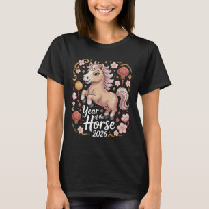 Year of the Horse 2026 Chinese New Year Shirt Cute