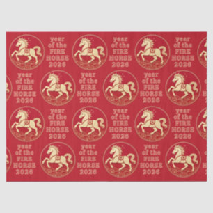 Year of the Horse 2026 Chinese New Year Tissue Paper