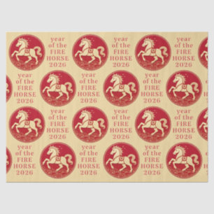 Year of the Horse 2026 Chinese New Year Tissue Paper