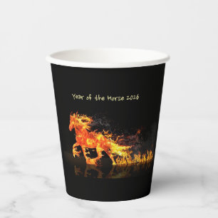 Year of the Horse 2026 (Fire Horse) Paper Cups