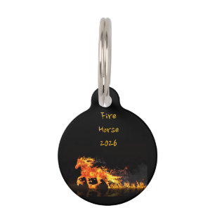 Year of The Horse 2026 (Fire Horse} Pet Tag