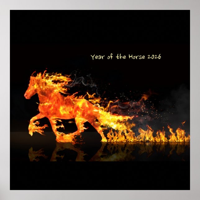 Year of the Horse 2026 (Fire Horse) Poster (Front)