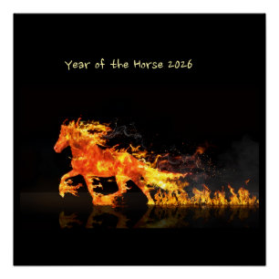 Year of the Horse 2026 (Fire Horse) Poster