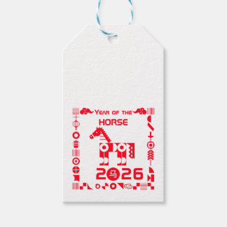 Year of the Horse 2026 Gift Tags