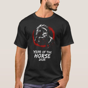Year Of The Horse 2026 Lunar Chinese New Year T-Shirt