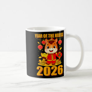 Year Of The Horse 2026 Lunar New Year Chinese  Coffee Mug