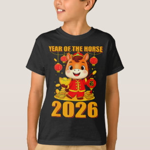 Year Of The Horse 2026 Lunar New Year Chinese  T-Shirt