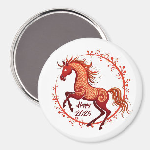 Year of the Horse 2026 Magnet
