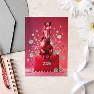 Year of the Horse 2026 Vellum Invitations