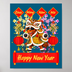 Year Of The Horse 2026 Vietnamese Lunar New Year 2 Poster