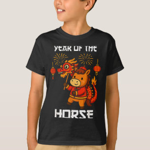 Year Of The Horse Chinese Lunar New Year Dragon T-Shirt