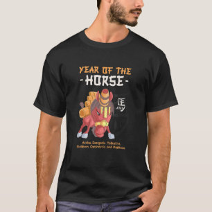 Year Of The Horse Chinese Zodiac Animal Sign T-Shirt