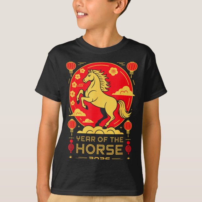 Year Of The Horse – Chinese Zodiac New Year 2026  T-Shirt (Front)