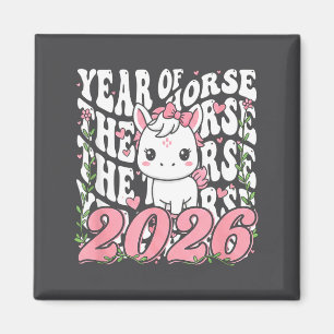 Year Of The Horse For Girls  Magnet
