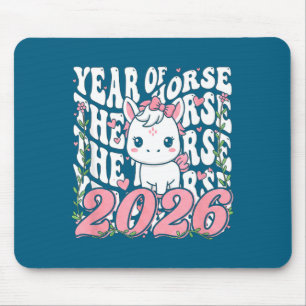 Year Of The Horse For Girls  Mouse Pad