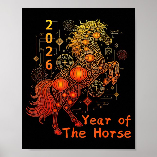 Year Of The Horse Happy Chinese Lunar New Year 202 Poster (Front)