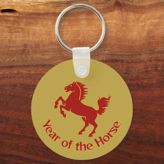 Year of the Horse Key Ring (Front)