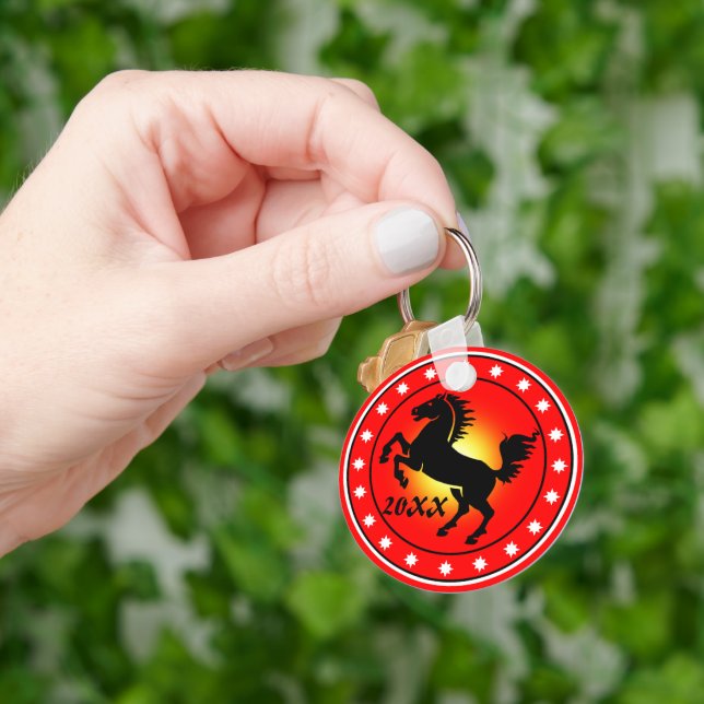 Year of the Horse Key Ring (Hand)