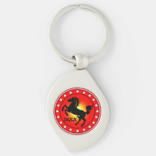 Year of the Horse Key Ring