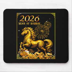 Year Of The Horse Lunar New Year Chinese New Year  Mouse Pad