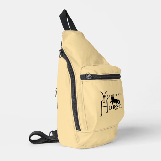 Year of the horse sling bag (Left Corner)