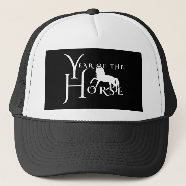 Year of the horse trucker hat (Front)