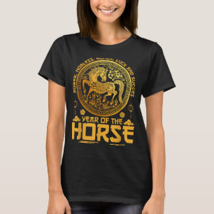 Year Of The Horse Zodiac Happy Chinese Lunar New Y T-Shirt