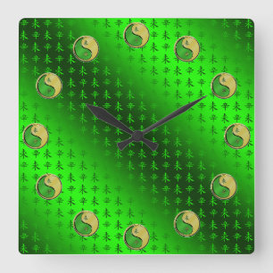 Year of the Metal Goat Square Wall Clock