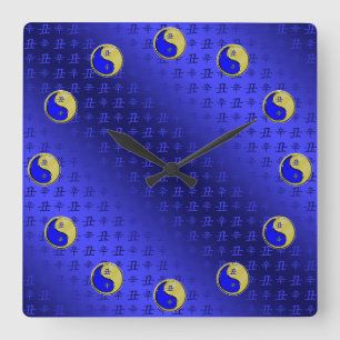 Year of the Metal Ox Square Wall Clock