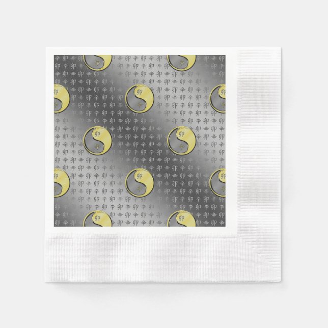 Year of the Metal Rabbit Napkin (Front)