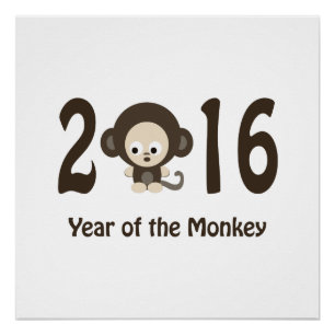 Year of the Monkey 2016 Poster