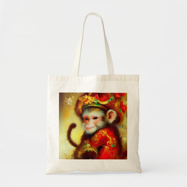 Year of the Monkey 9 Tote Bag (Front)