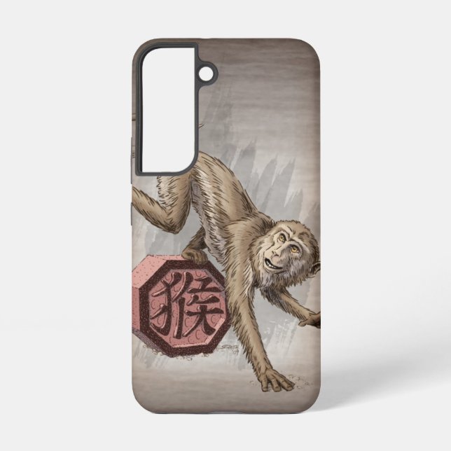 Year of the Monkey Chinese Zodiac  Samsung Galaxy S22 Case (Back)