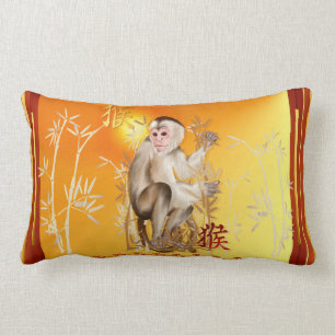 Year Of The Monkey Lumbar Cushion