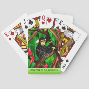 Year of the Monkey playing cards