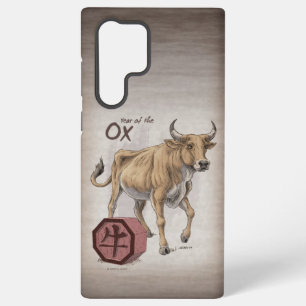 Year of the Ox Chinese Zodiac Art Samsung Galaxy Case
