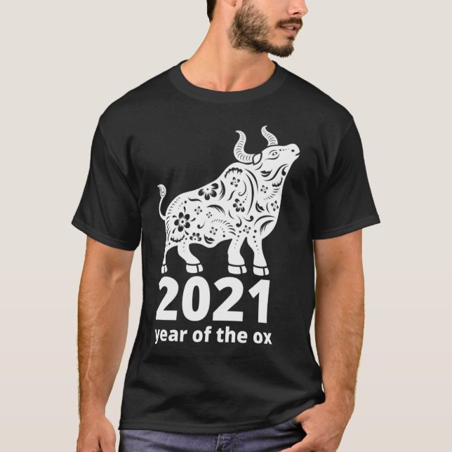 Year Of The OX Chinese Zodiac Lunar New Year 2021 T-Shirt (Front)