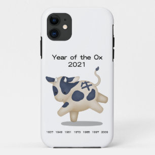 Year of the Ox Cute Zodiac Animal 2021 Case-Mate iPhone Case