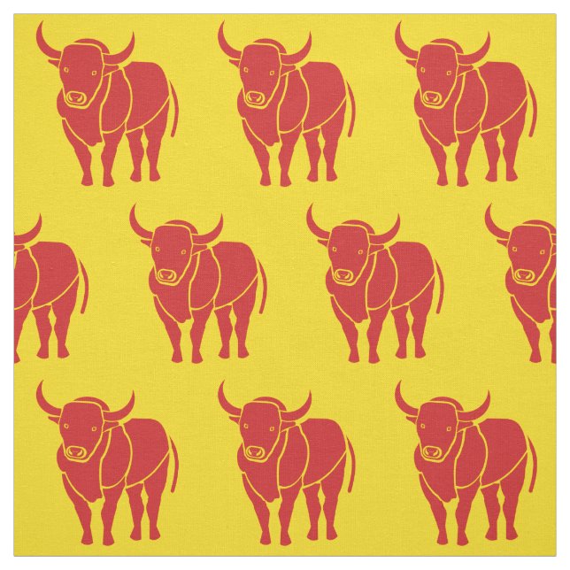 Year of the Ox Fabric (Swatch)