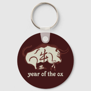 year of the ox key ring