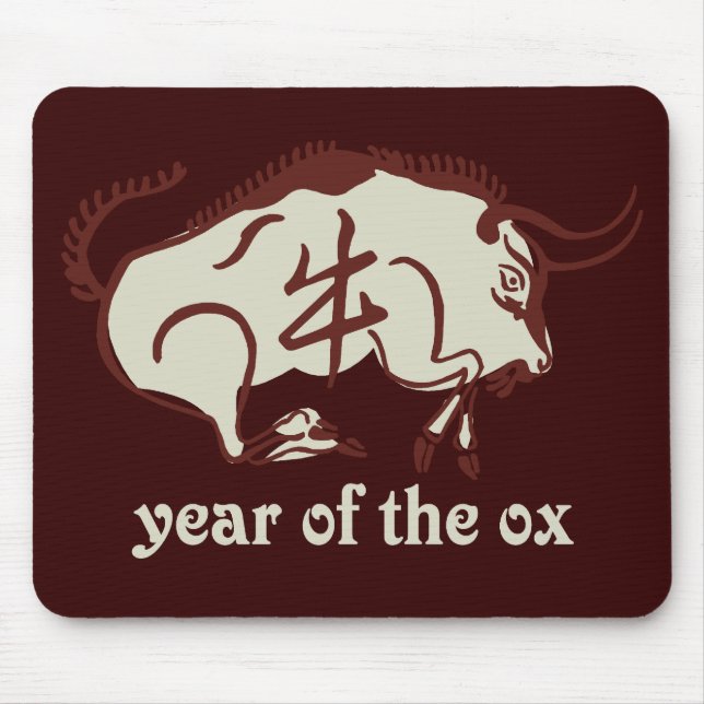 year of the ox mouse pad (Front)